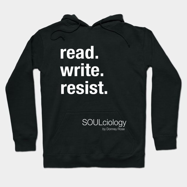 read.write.resist Hoodie by DR1980